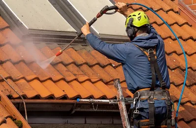 Démoussage et hydrofuge de toiture à Badens